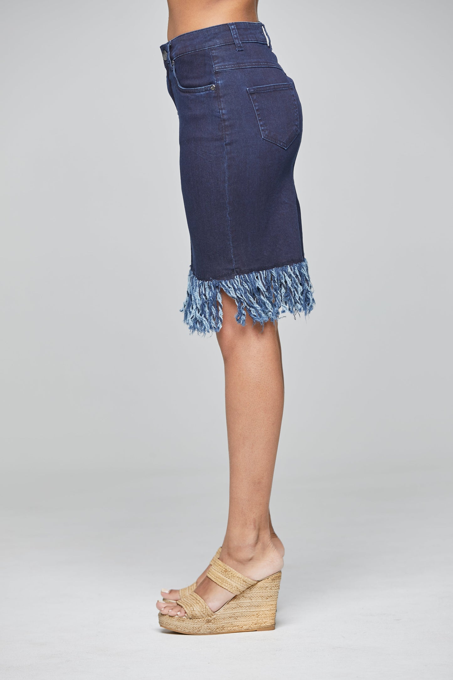 CRLYINK Knee Skirt