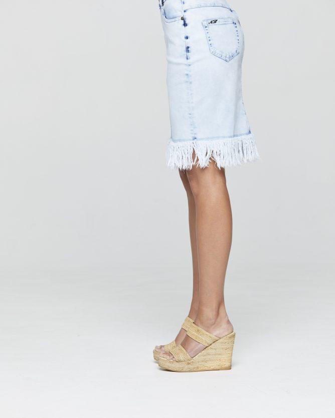 CRLYIB Knee Skirt