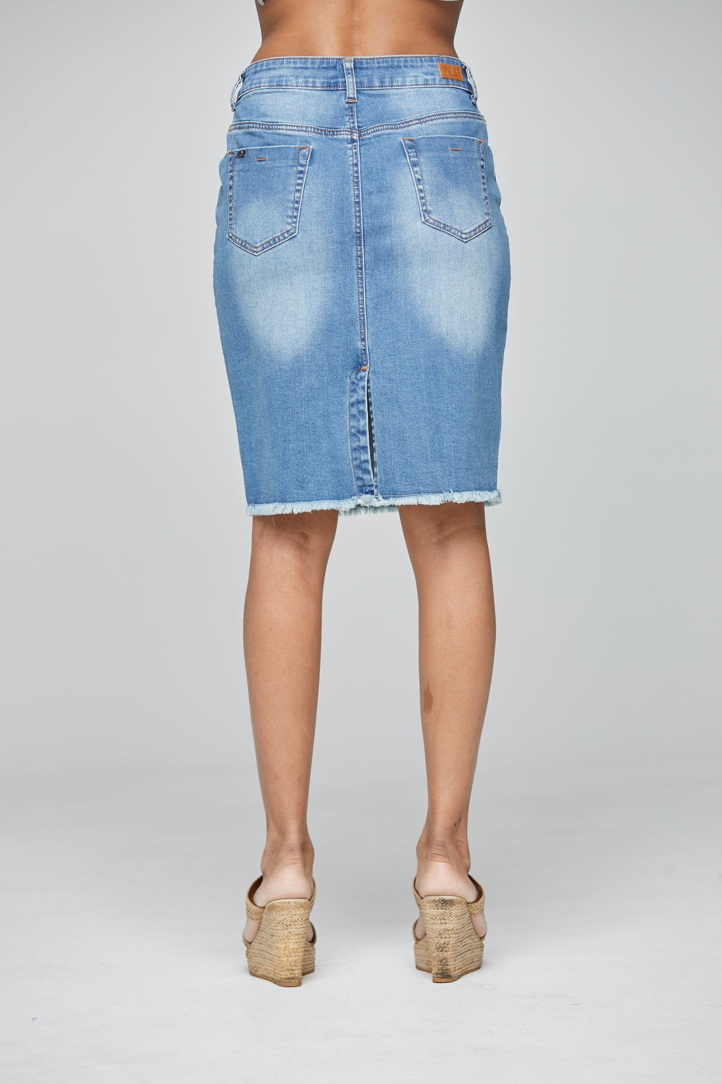 Finchley Knee Skirt Rose