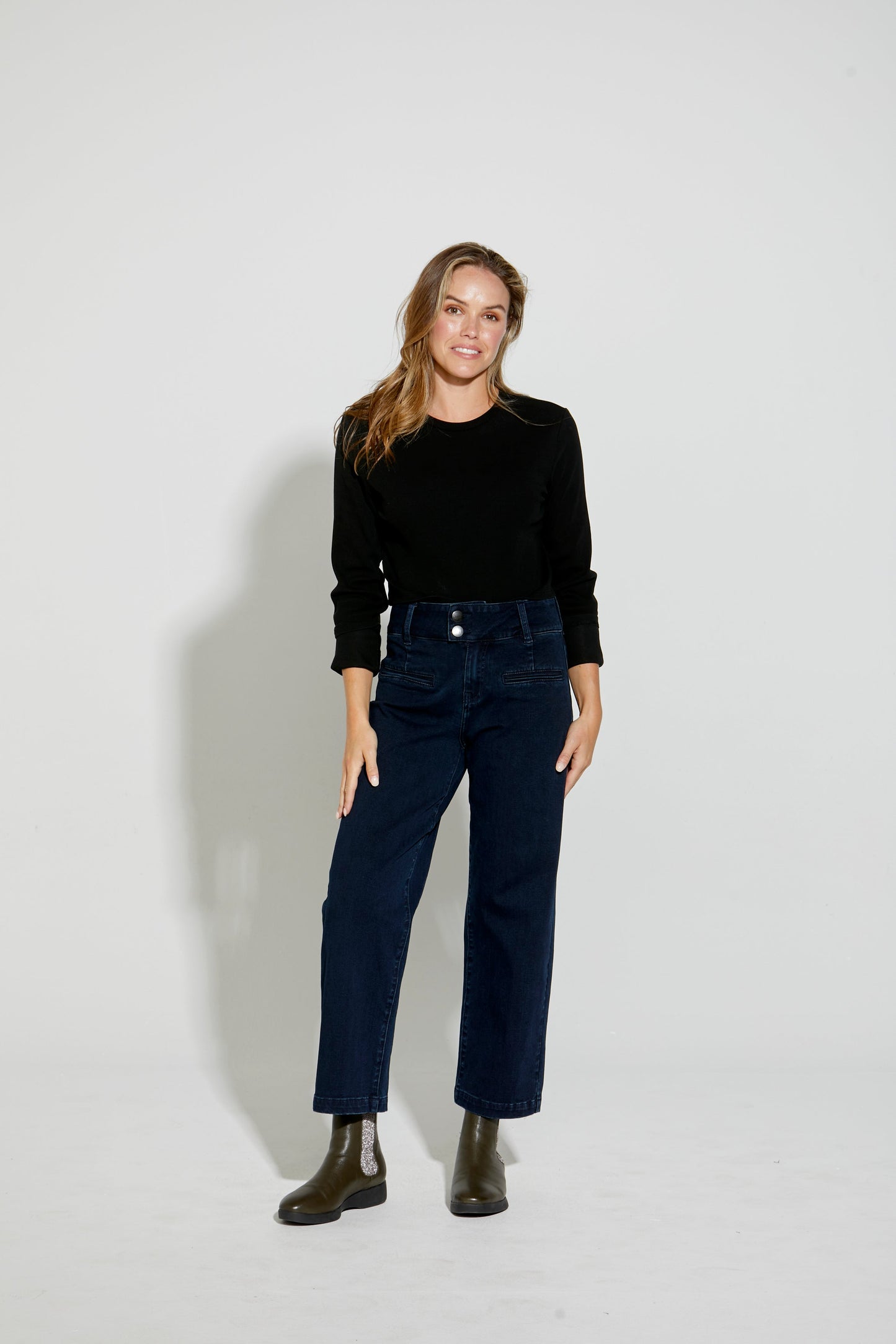 CHRIMID Wide Jeans