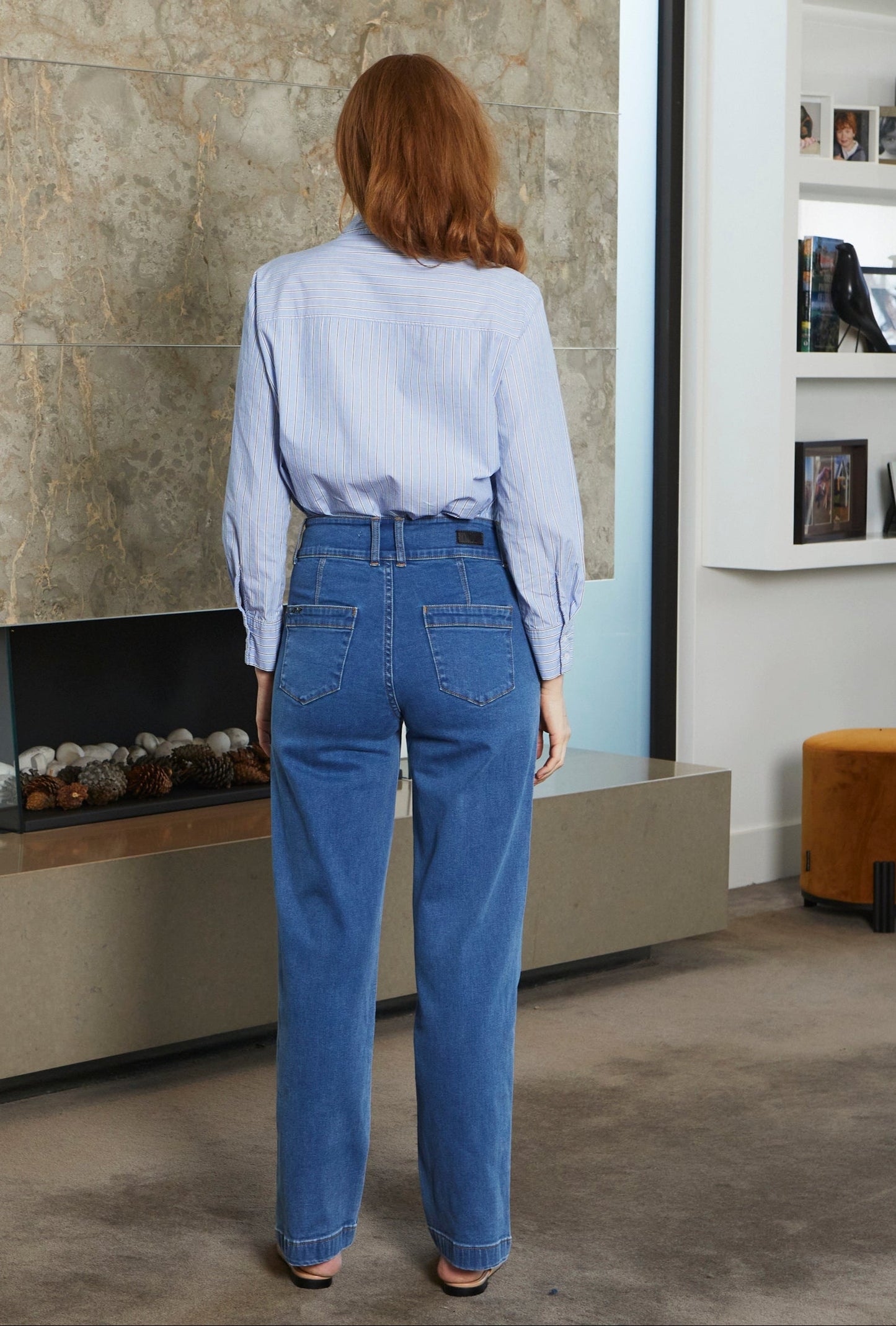 BAMW WIDE LEG JEAN