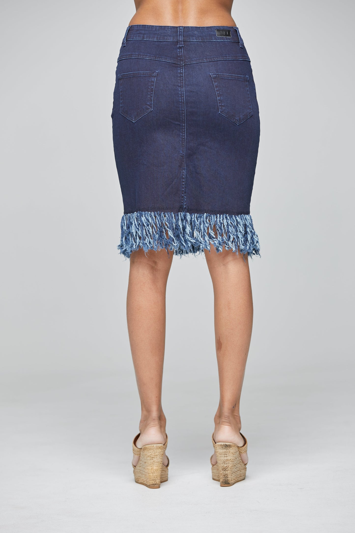 CRLYINK Knee Skirt