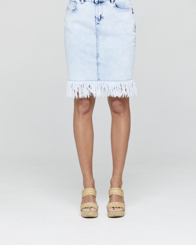 CRLYIB Knee Skirt