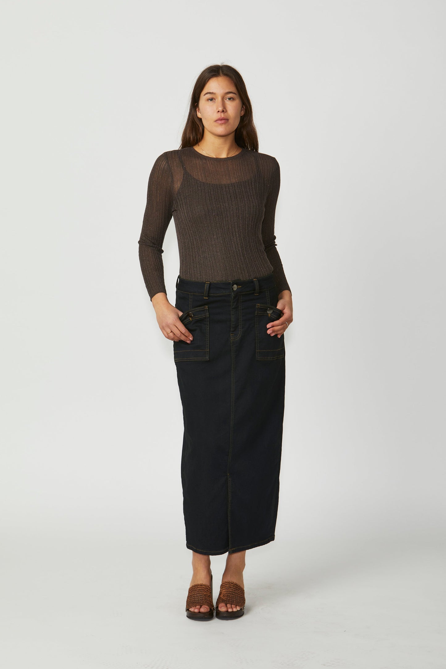 DERHMID Midi Skirt