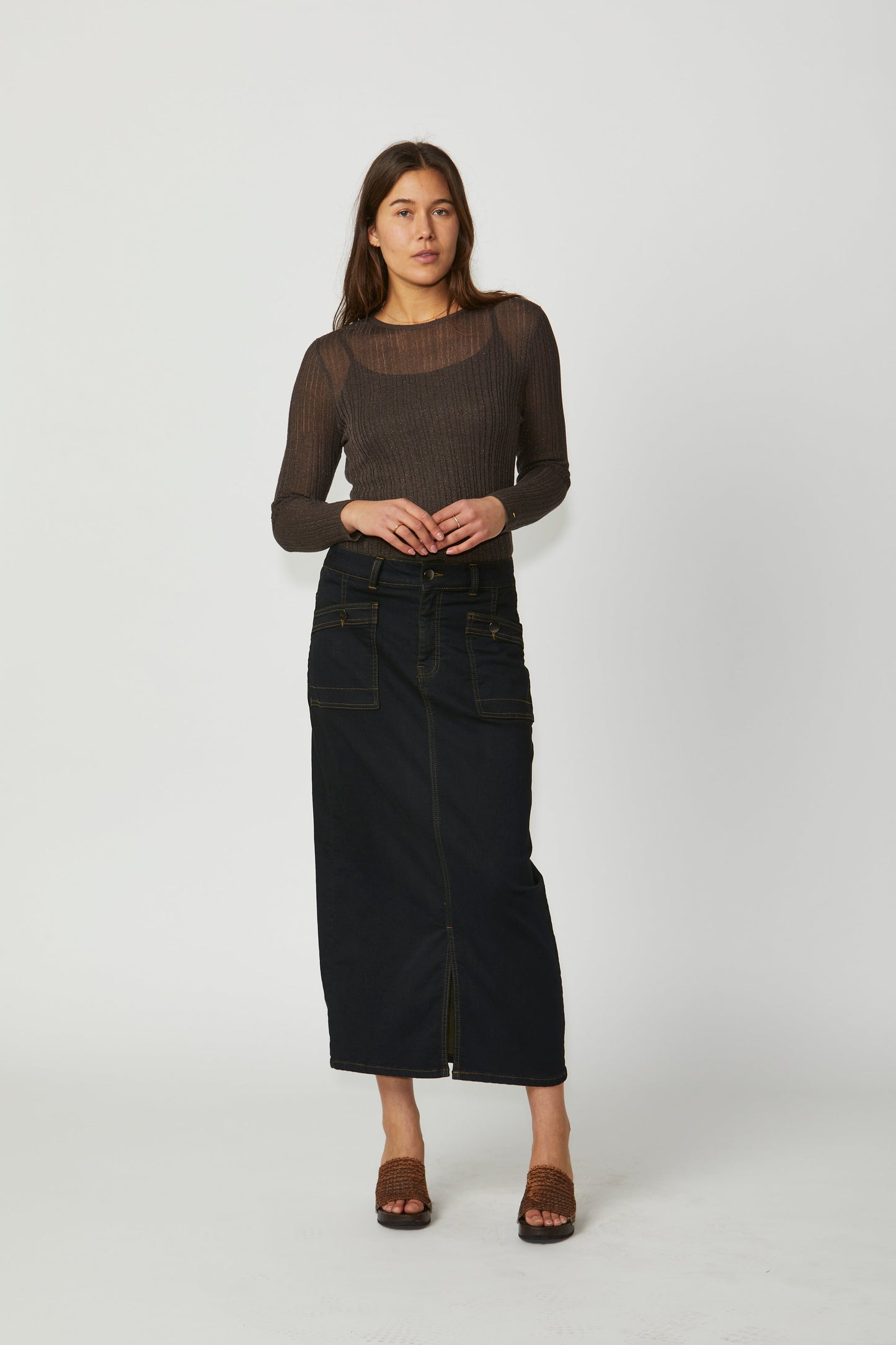 DERHMID Midi Skirt