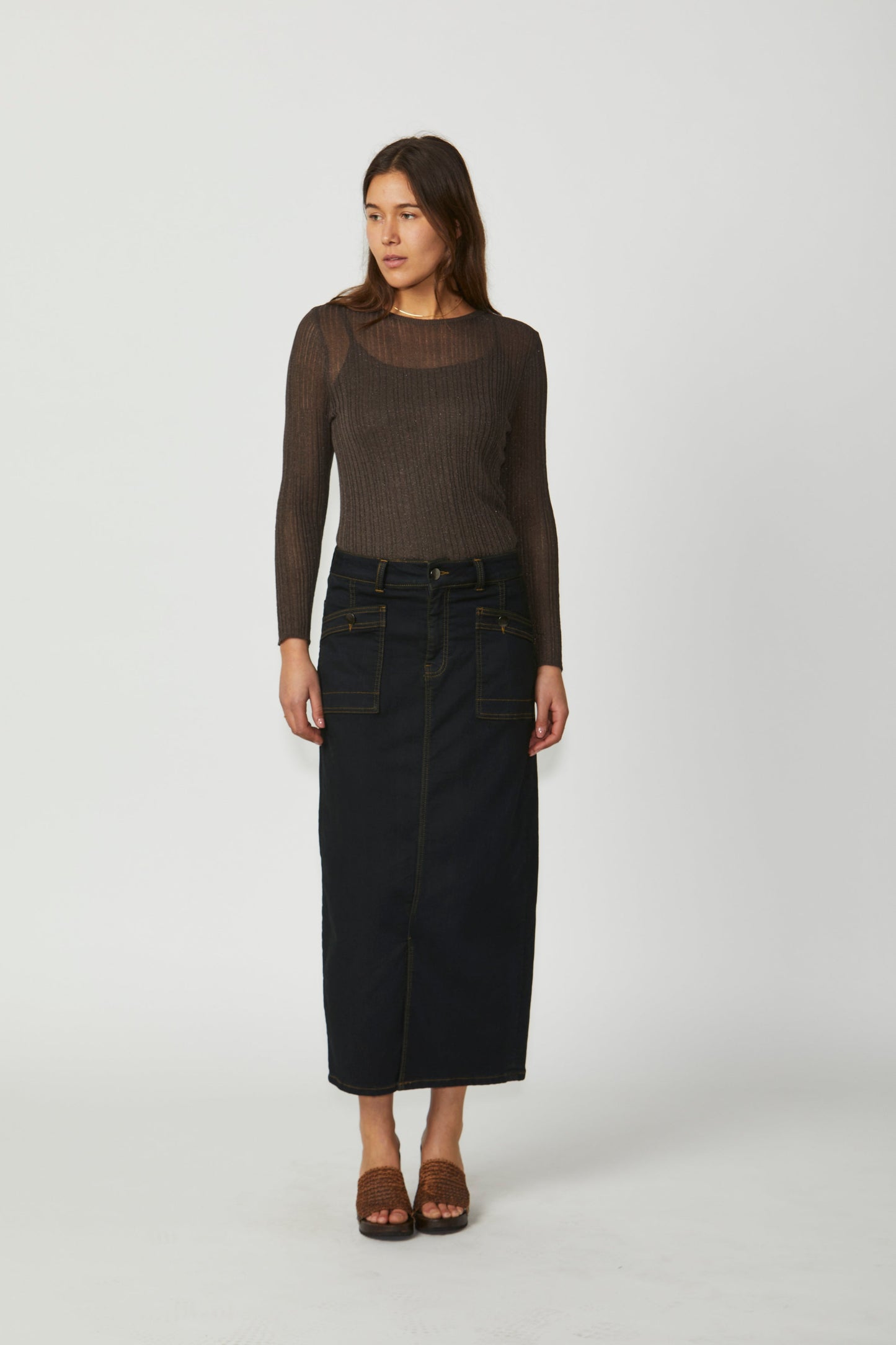 DERHMID Midi Skirt