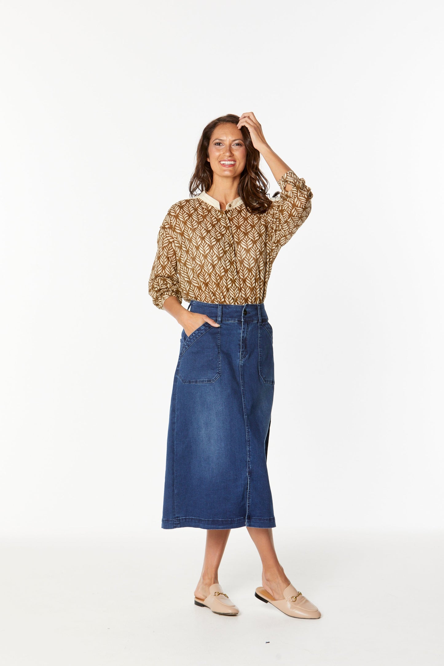 DORSKDE Midi Skirt