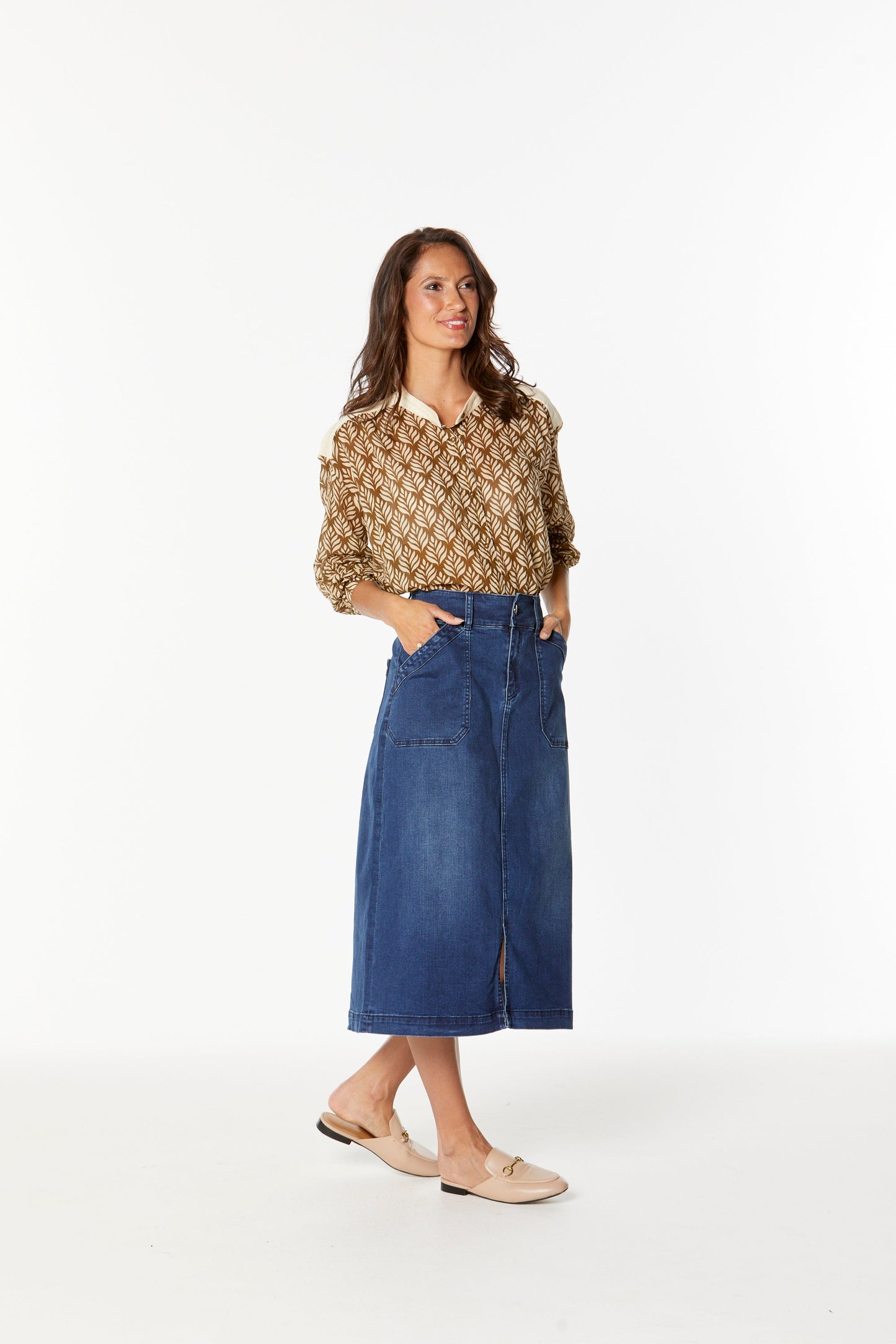 DORSKDE Midi Skirt