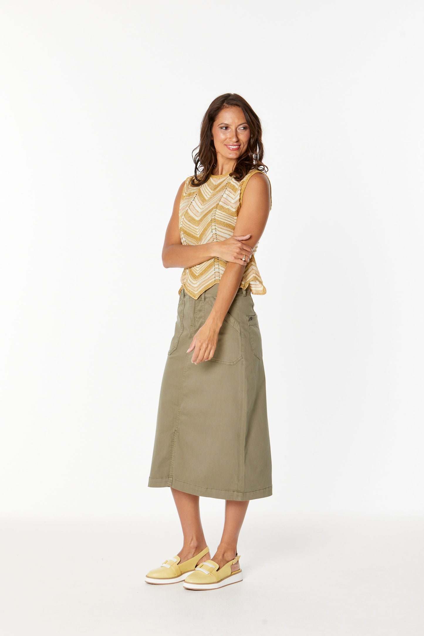DORKH Midi Skirt