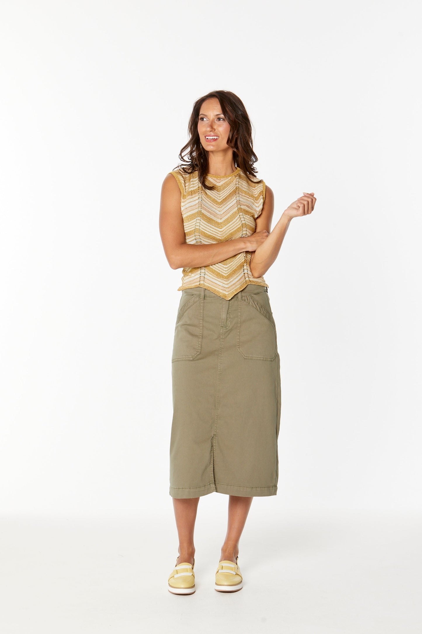 DORKH Midi Skirt