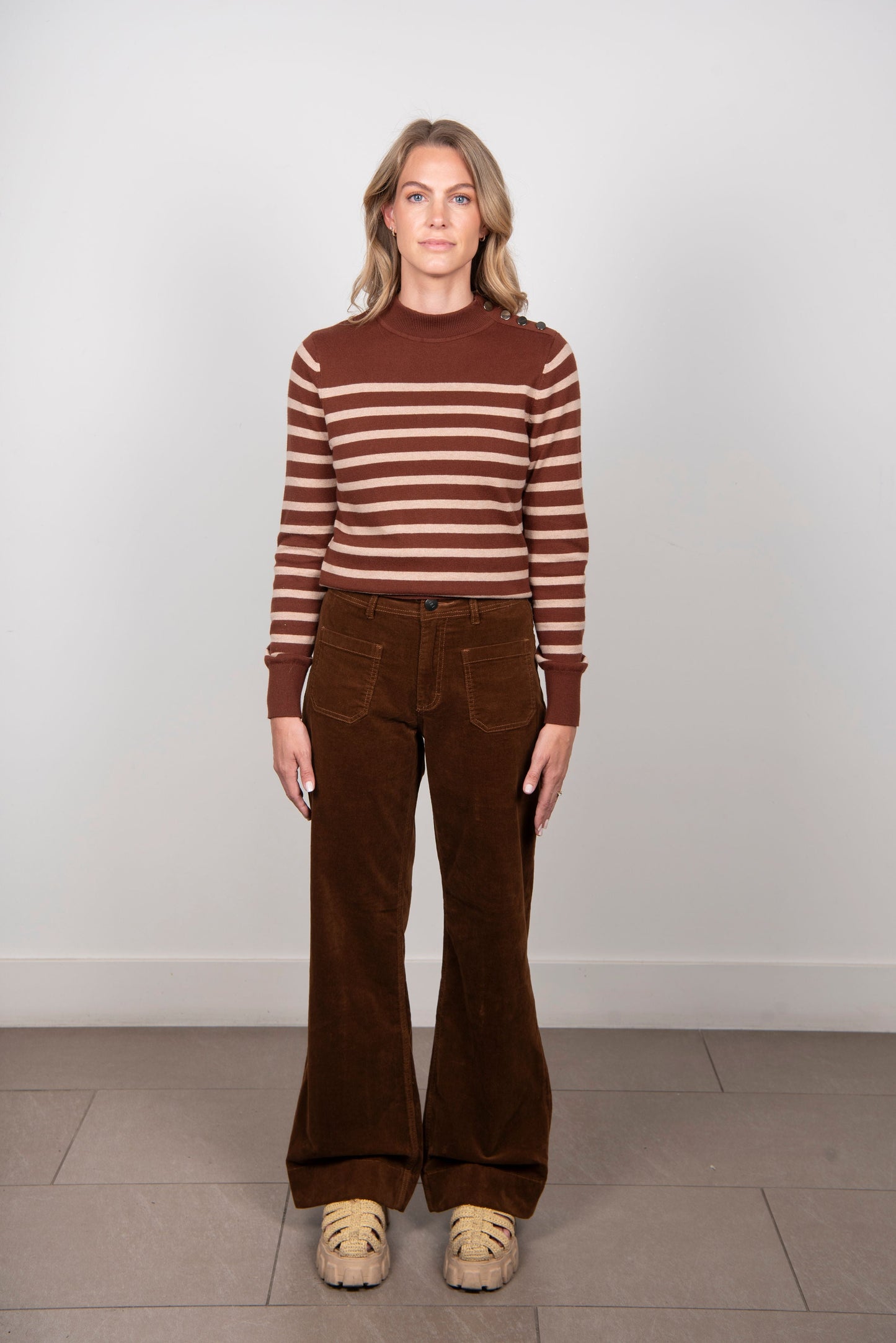 Sandringham Chocolate Stripe