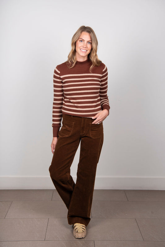 Sandringham Chocolate Stripe